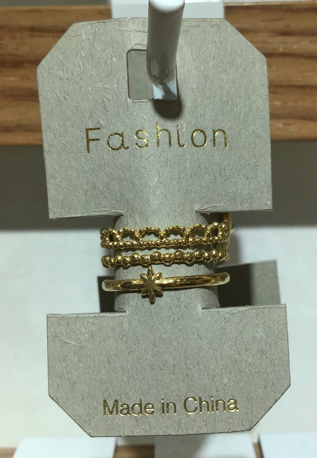 Sun Accent Beaded Band Ring - W1-0384