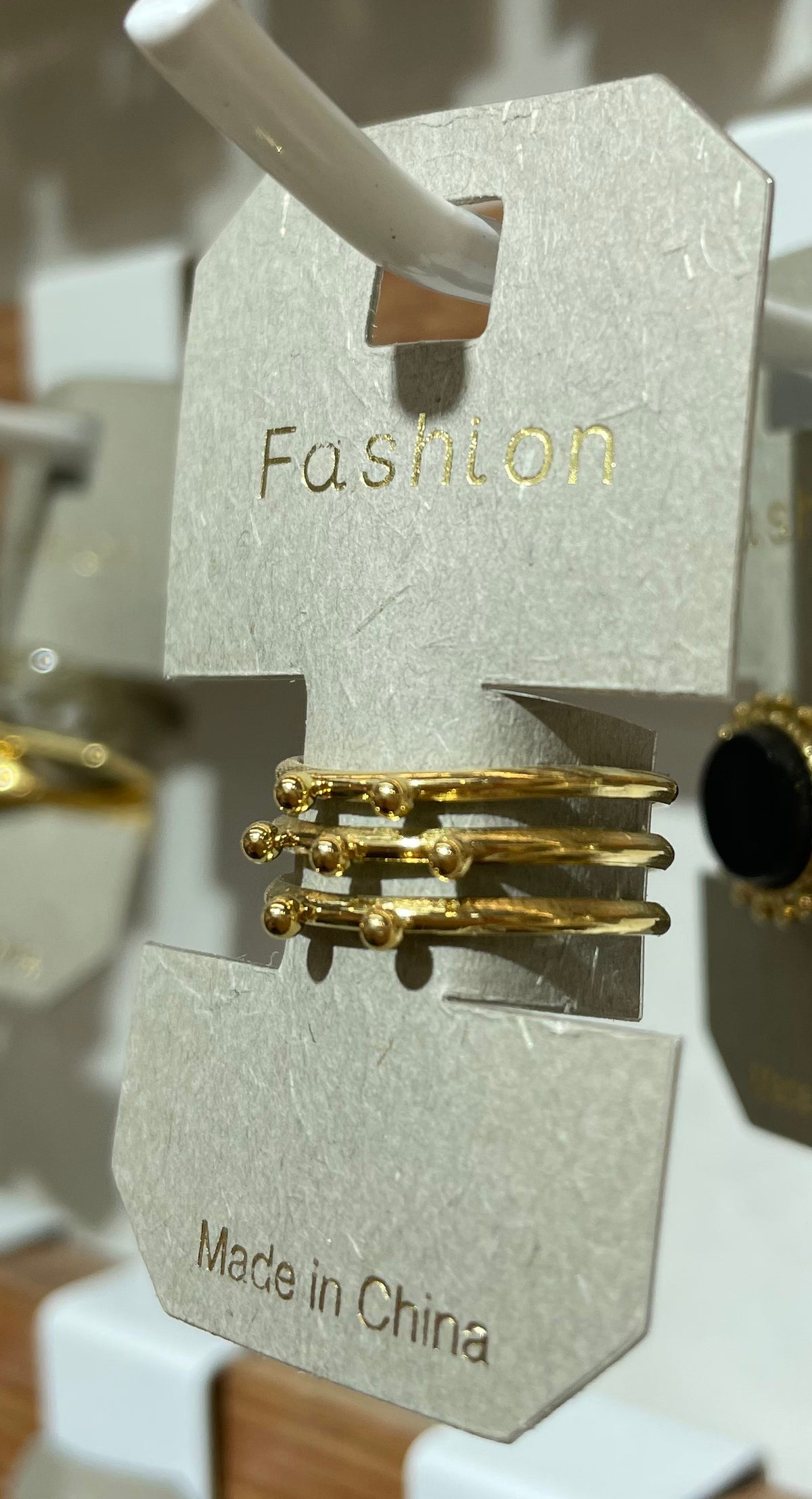 Mixed Chain Multi Band Ring - W1-0400