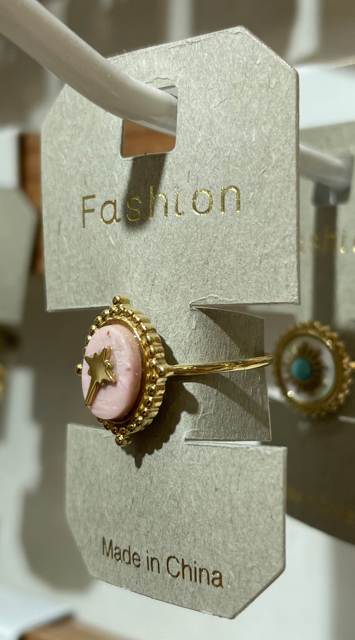 Pink Horse Silhouette Ring - W1-0406