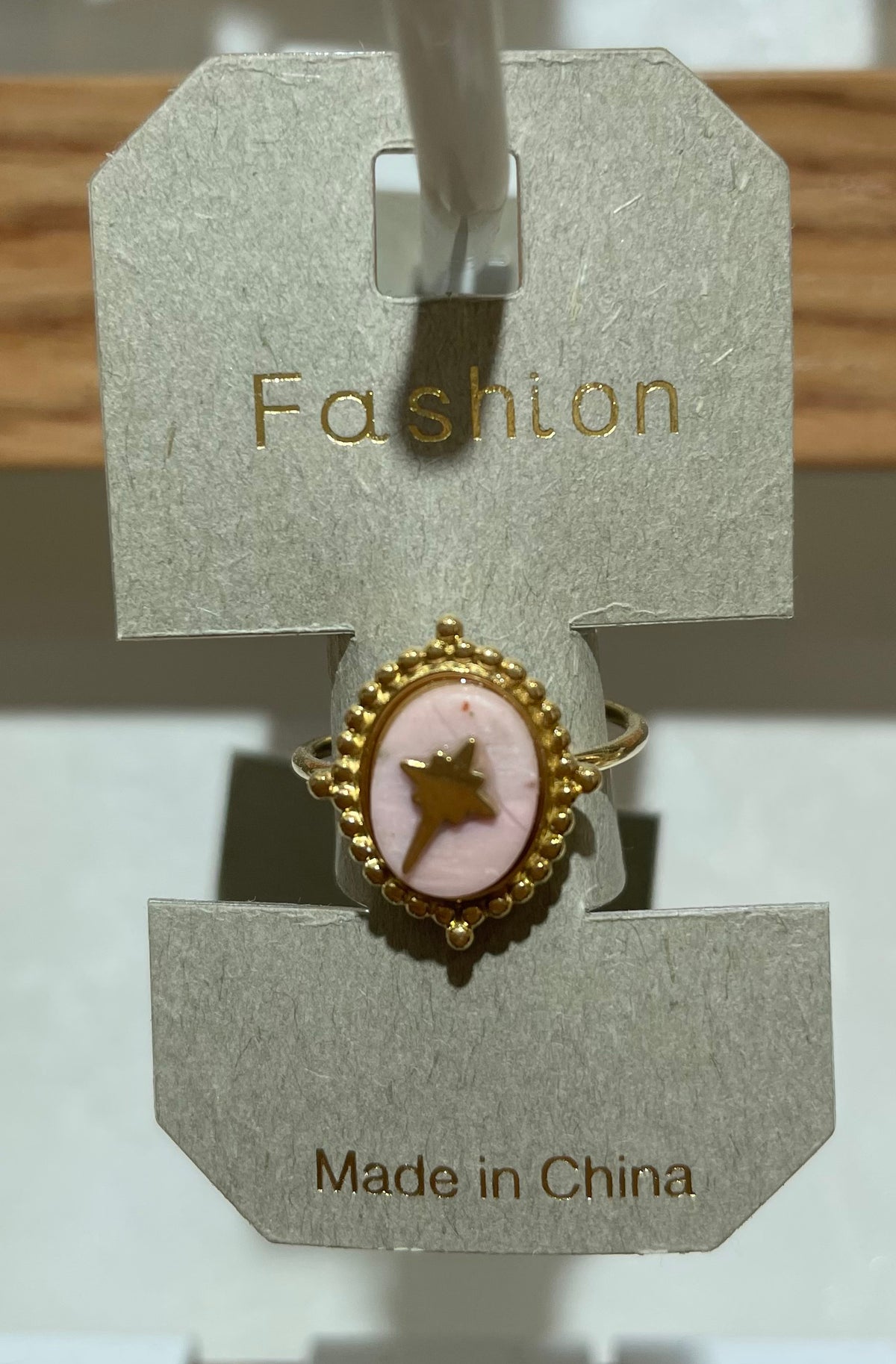 Pink Horse Silhouette Ring - W1-0406