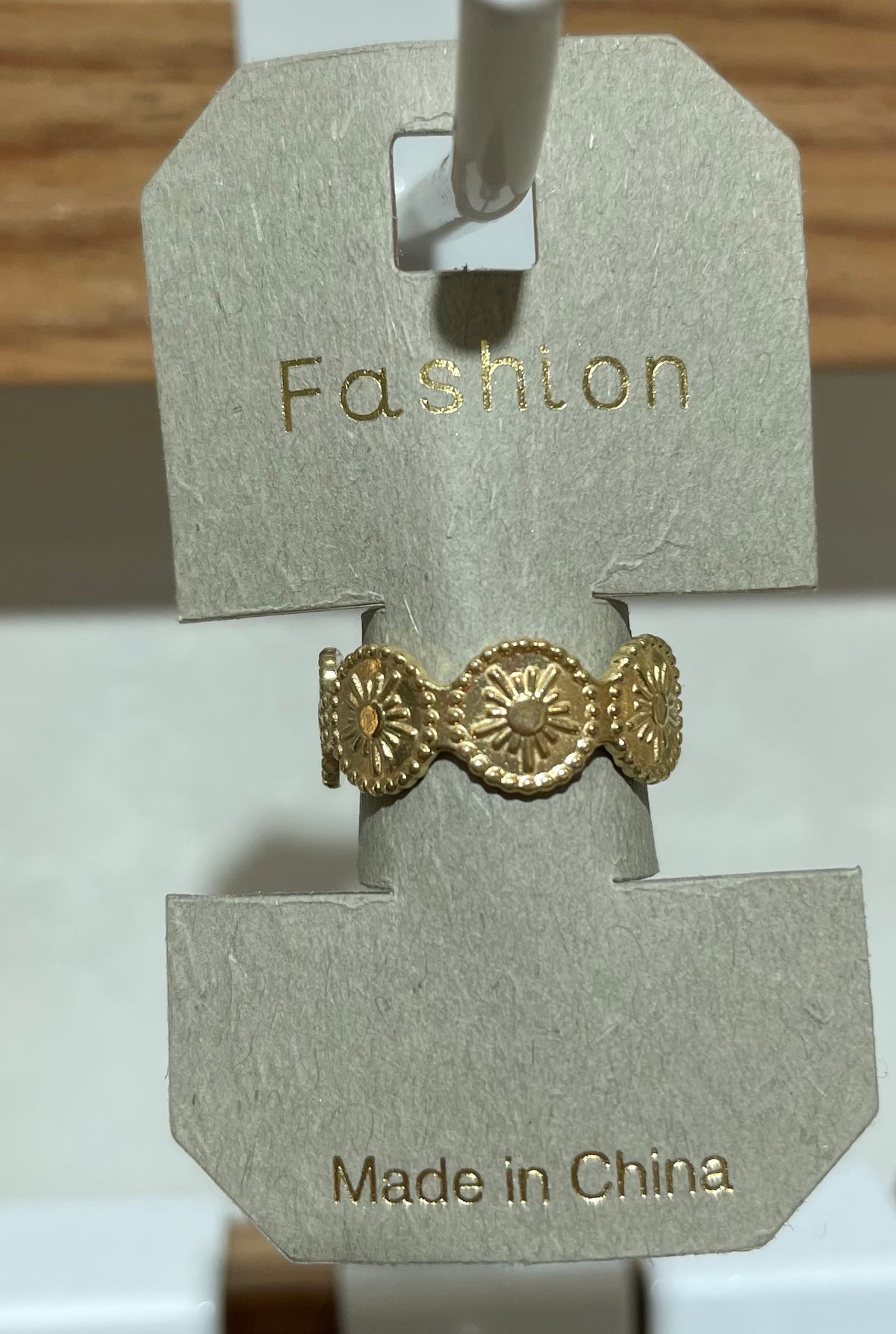 Scalloped Fan Band Ring - W1-0411