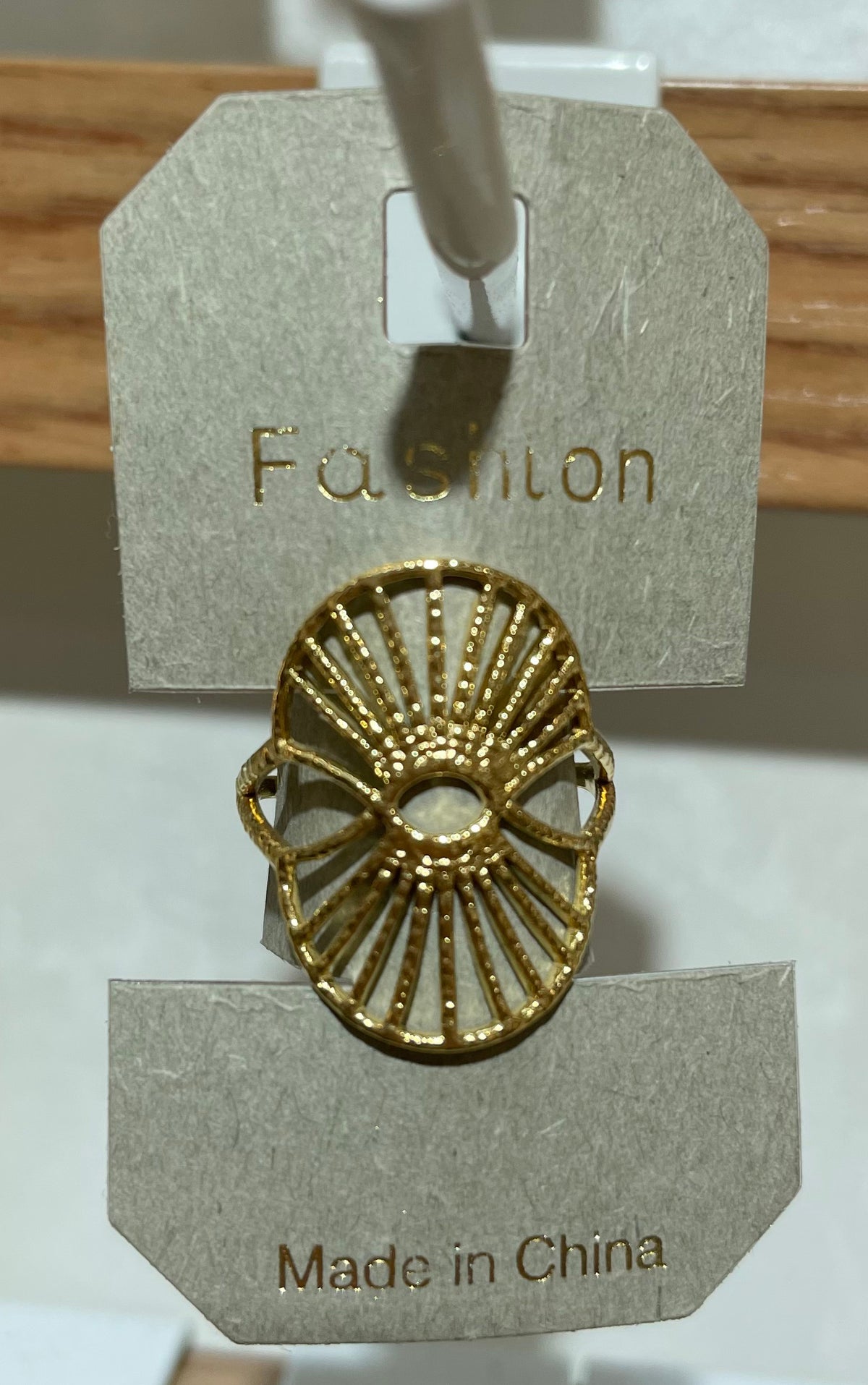 Open Eye Sunburst Ring - W1-0417