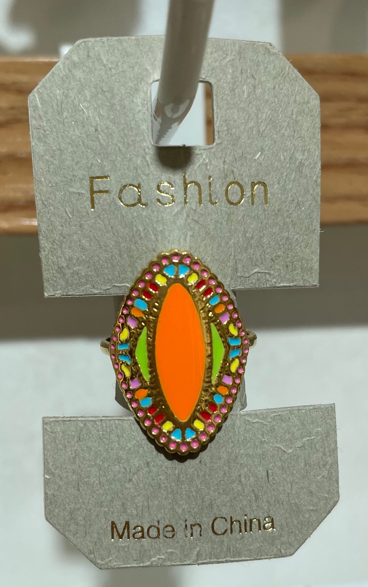 Colorful Marquise Dotted Ring - W1-0419