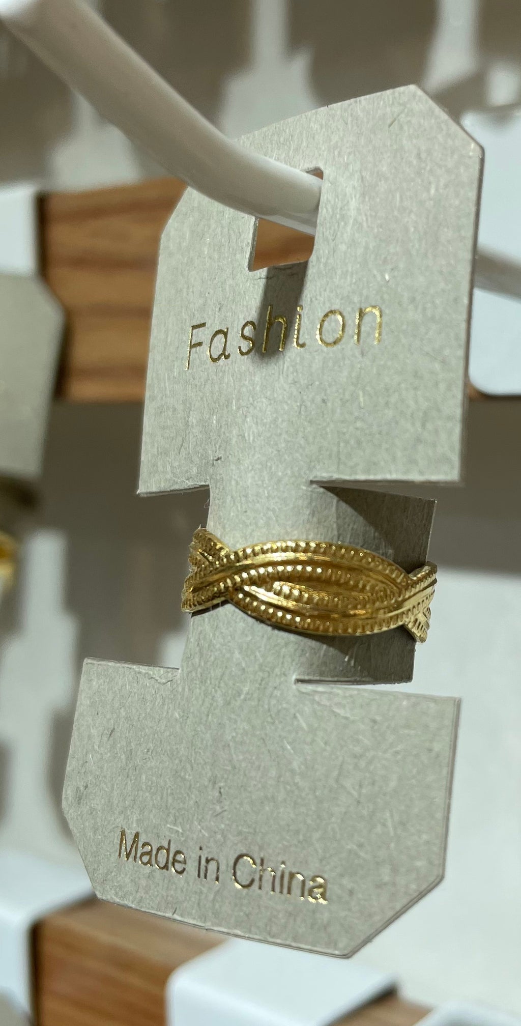 Ribbed Bow Band Ring - W1-0422