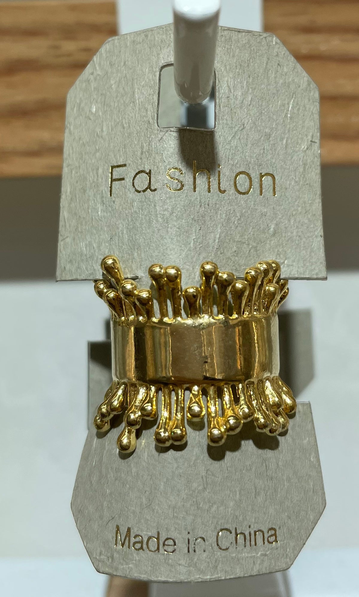 Fringed Wide Statement Ring - W1-0426