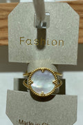White Clover Frame Ring - W1-0431