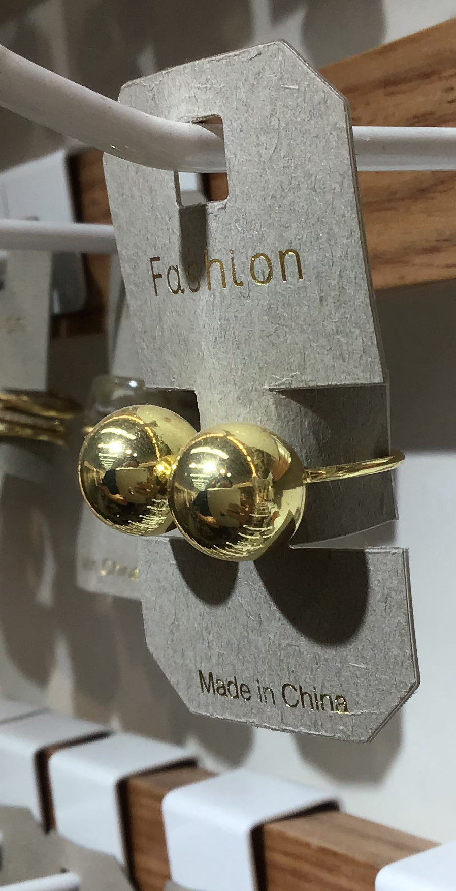 Double Ball Open Ring - W1-0441