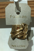 Sculpted Fold Statement Ring - W1-0442