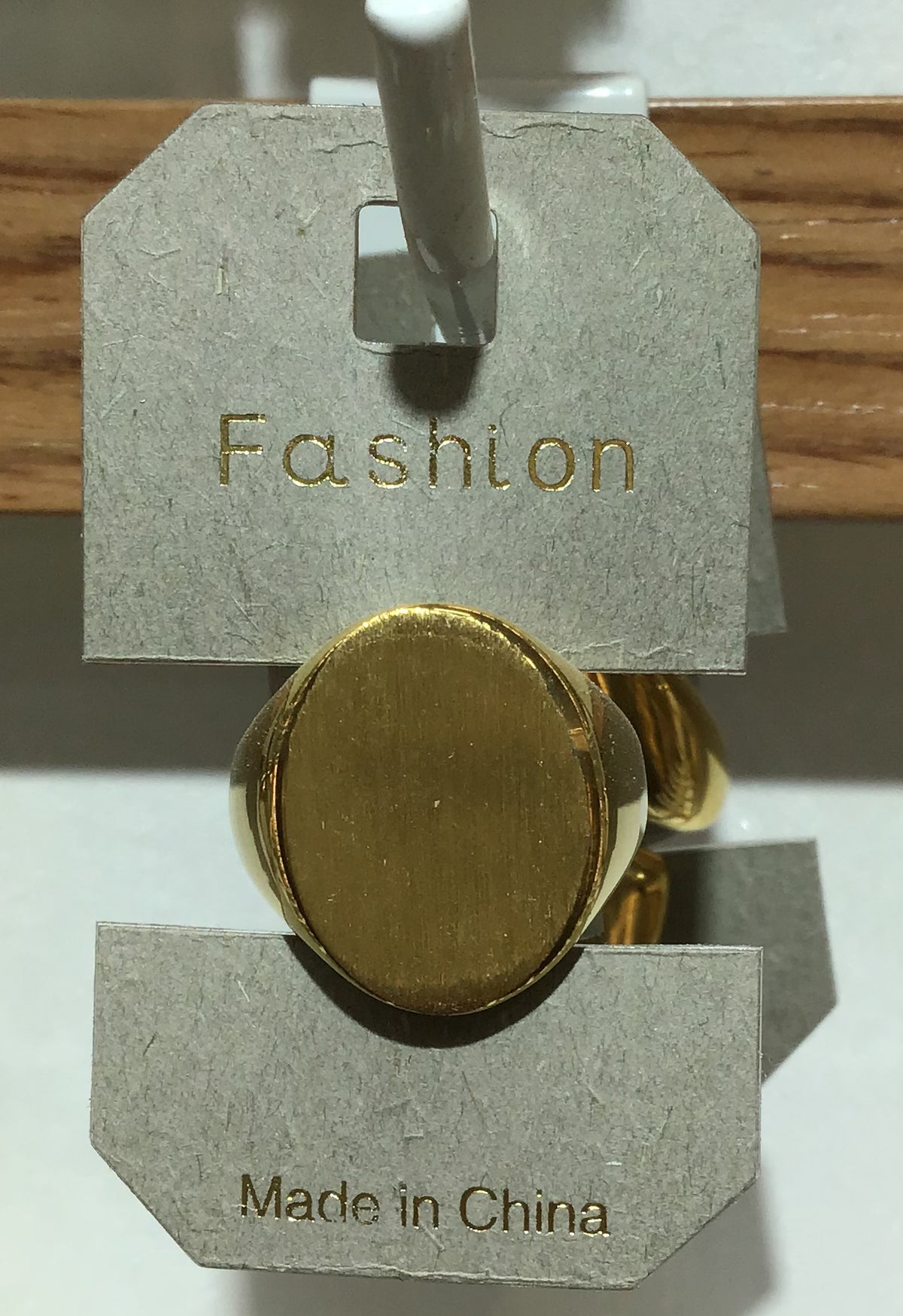 Smooth Oval Statement Ring - W1-0445