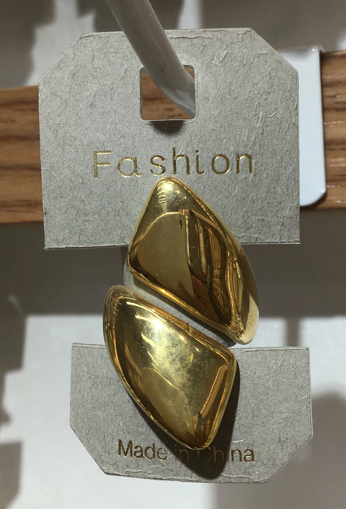 Oversized Folded Leaf Ring - W1-0446