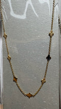 Clover Station Chain Necklace - W14-0002