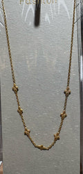 Mini Flower Station Necklace - W14-0004
