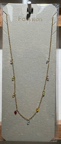 Colorful Mini Charm Necklace - W14-0129