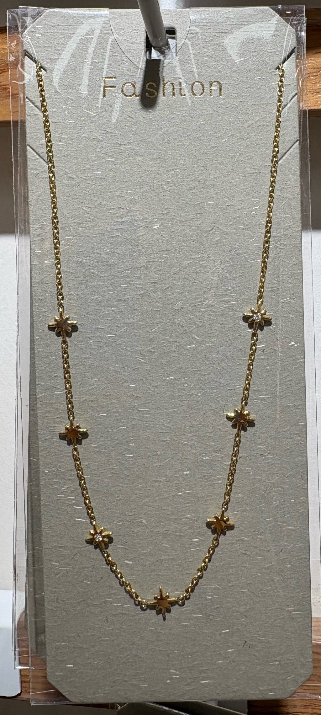 Starburst Station Chain Necklace - W14-0141