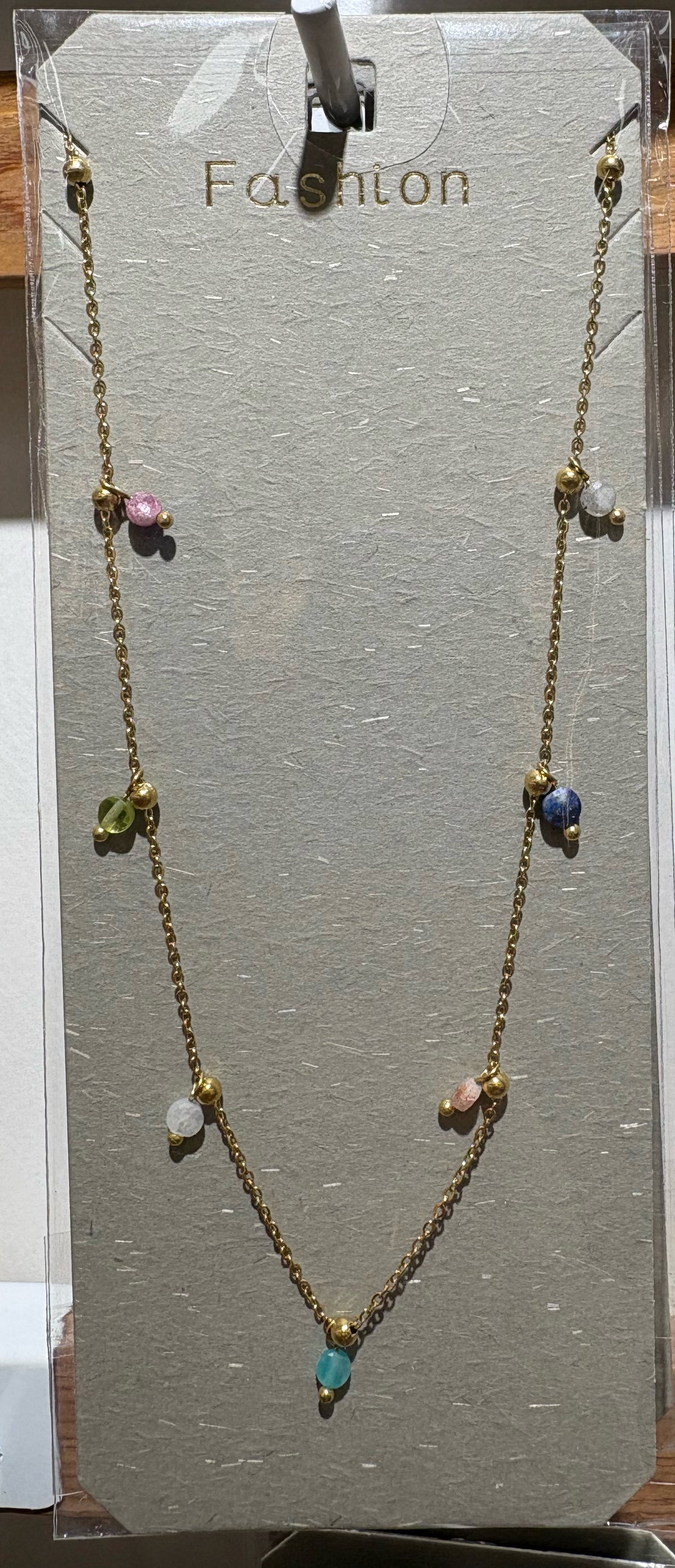 Colorful Butterfly Chain Necklace - W14-0152