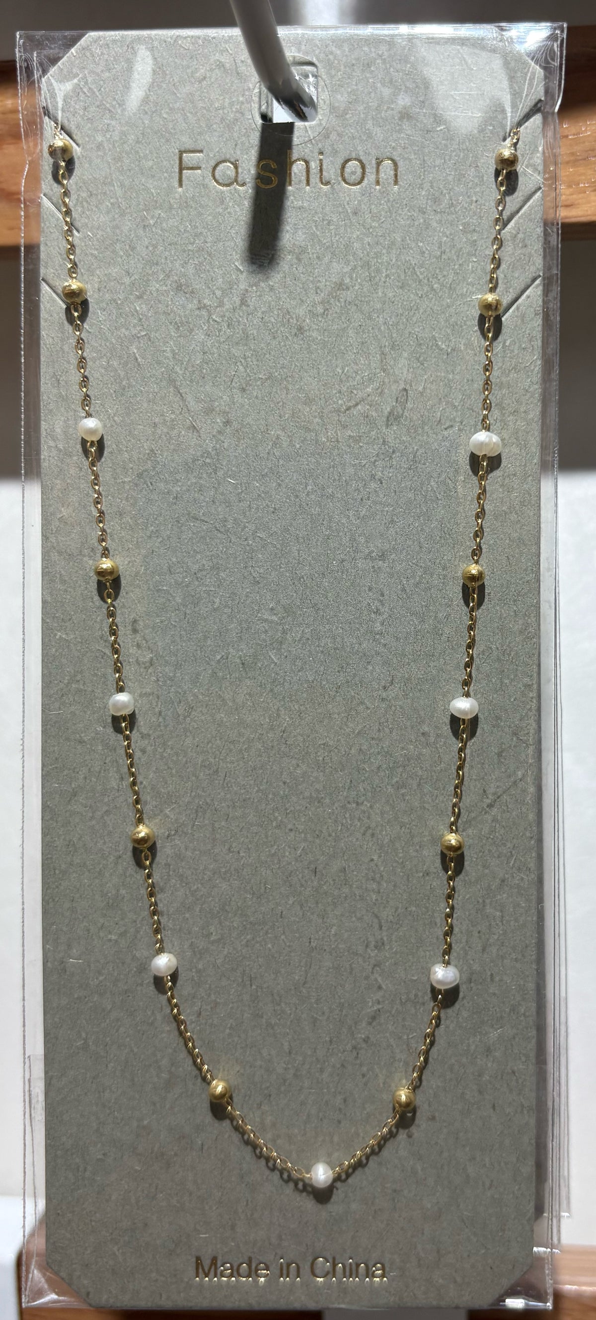 Mixed Petite Bead Necklace - W14-0189