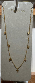 Arrow Charm Chain Necklace - W14-0218