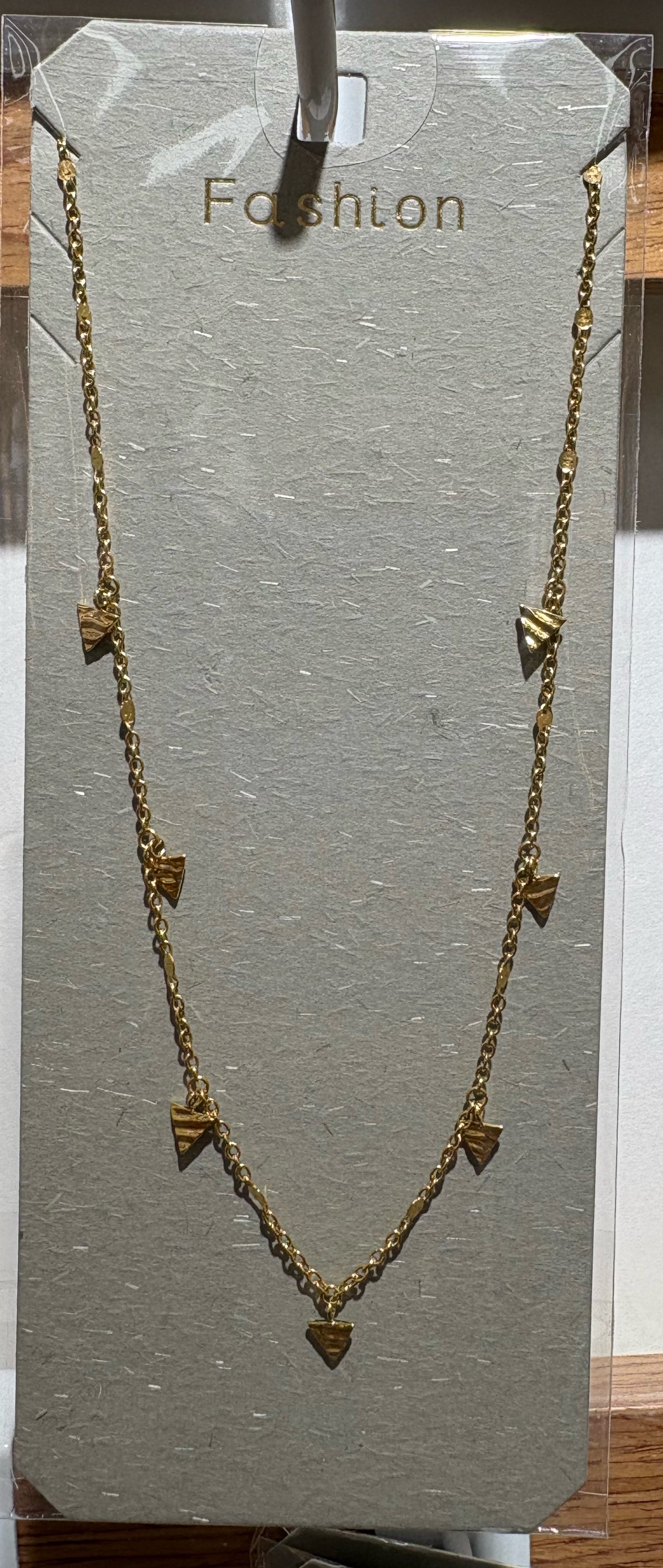 Arrow Charm Chain Necklace - W14-0218