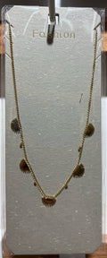 Half Moon Charm Necklace - W14-0249