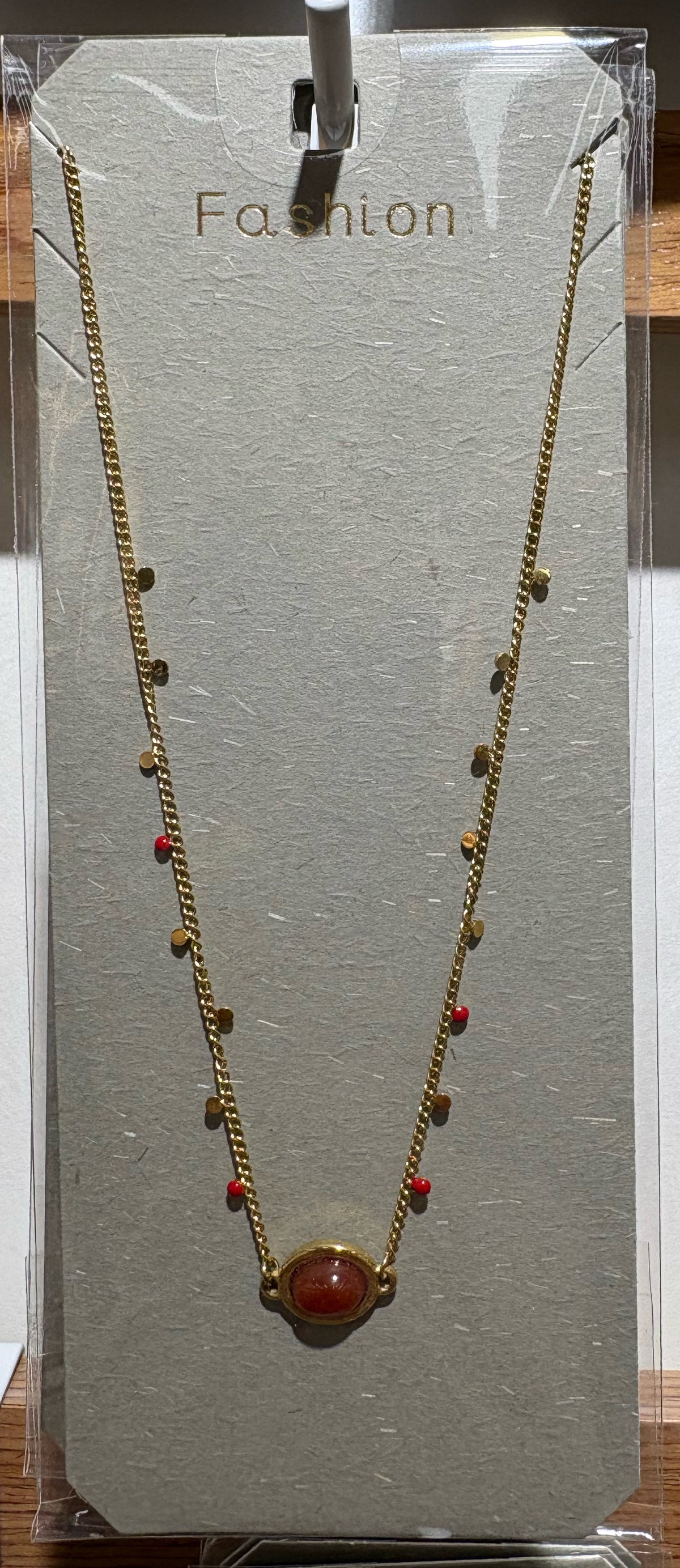 Red Planet Pendant Necklace - W14-0321