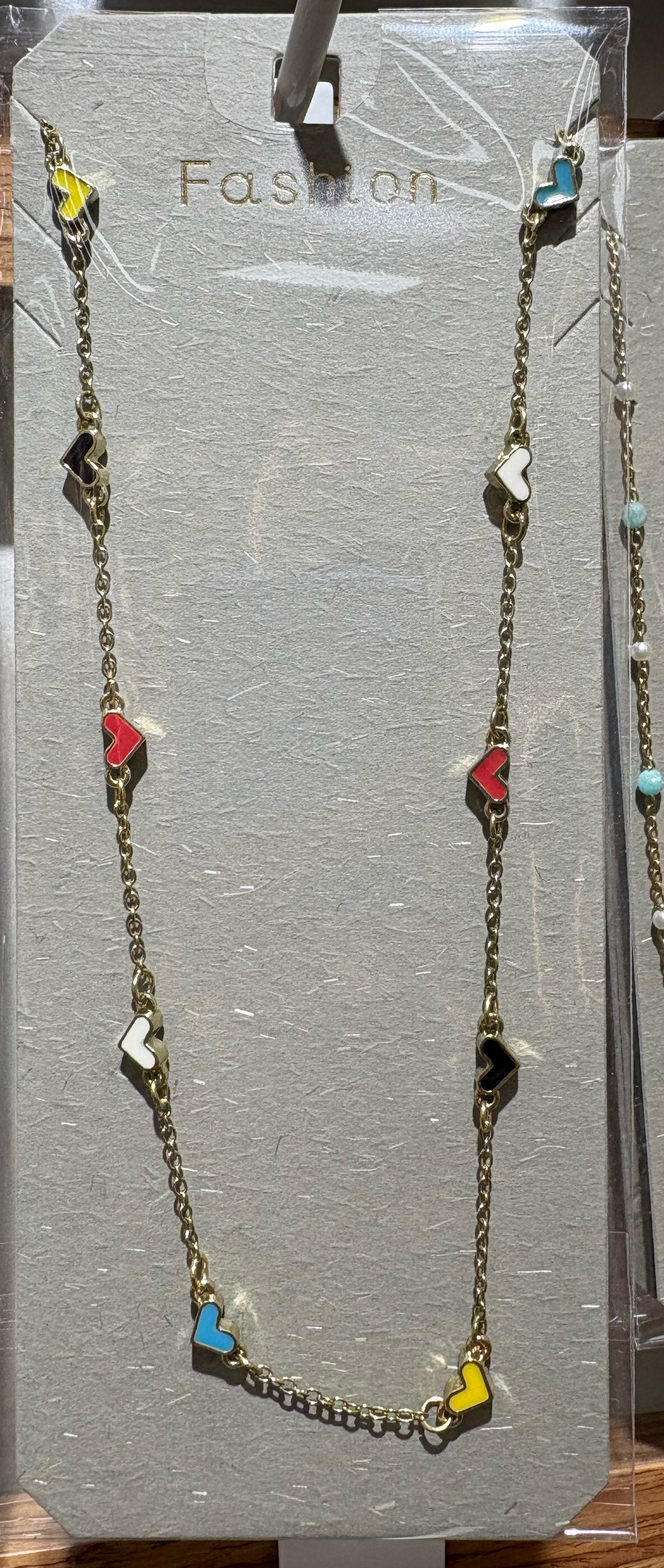 Colorful Bird Charm Necklace - W14-0334