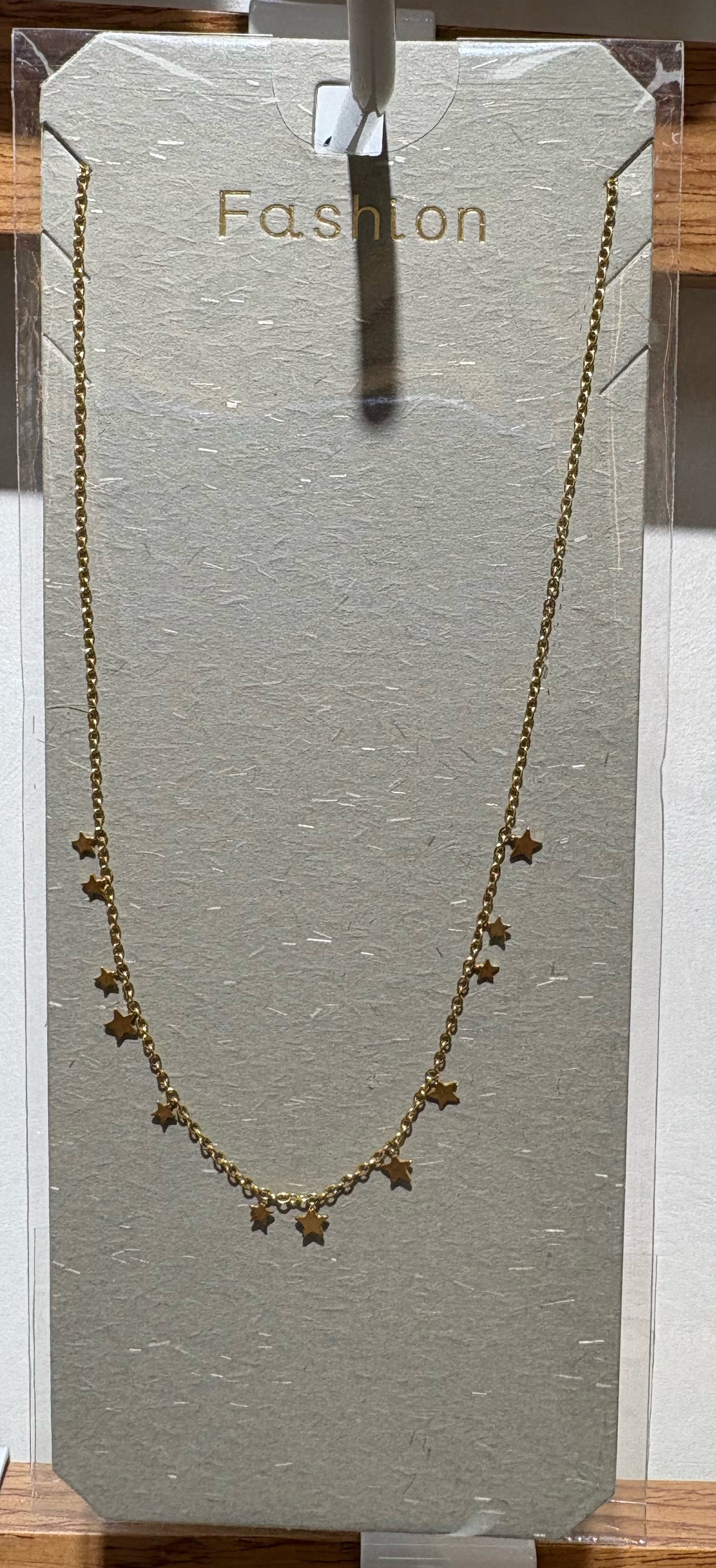 Tiny Disc Charm Necklace - W14-0365