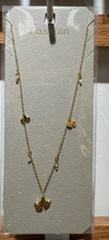 Butterfly Charm Necklace - W14-0369