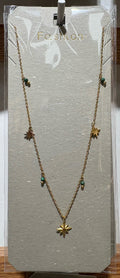 Starburst Charm Necklace - W14-0410