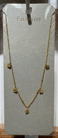 Shell Station Necklace - W14-0506