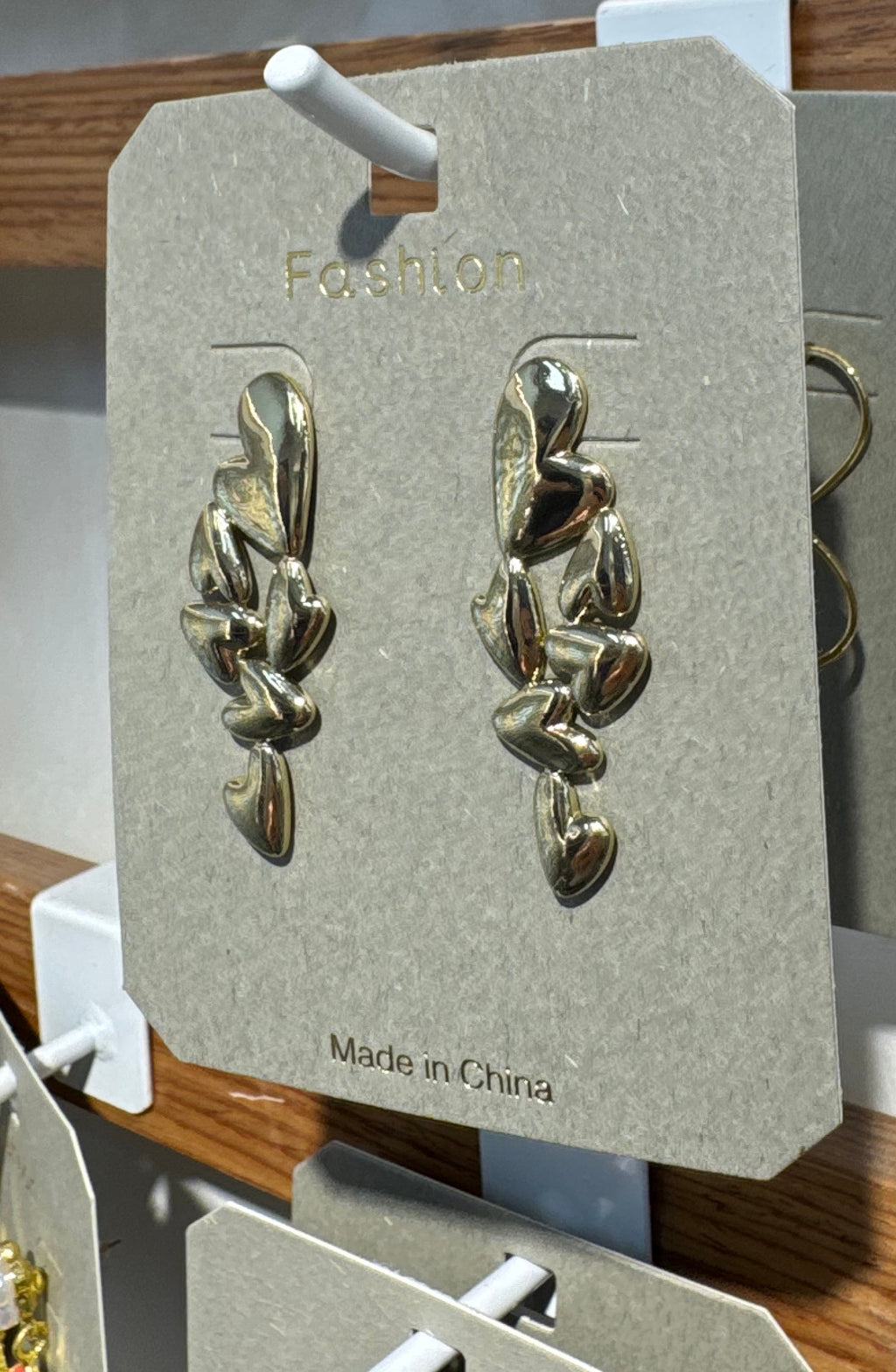 Polished Petal Drop Earrings - W3-0143