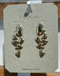 Polished Petal Drop Earrings - W3-0143