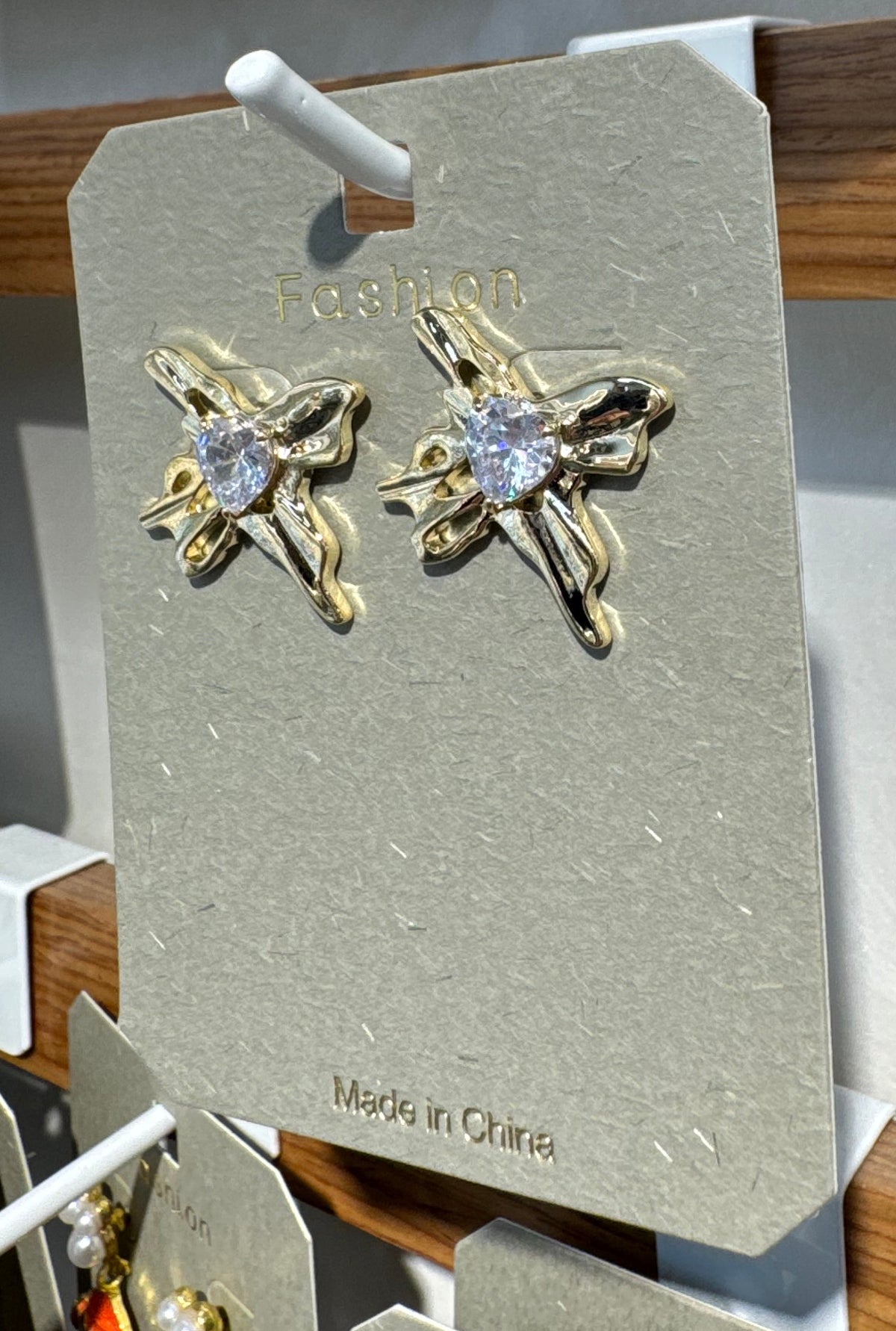 Sparkling Starburst Stud Earrings - W3-0158