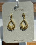 Teardrop Loop Fringe Earrings - W3-0223