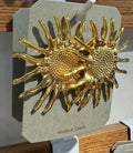 Oversized Sun Stud Earrings - W3-0259