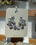 Sculpted Petal Stud Earrings - W3-0337