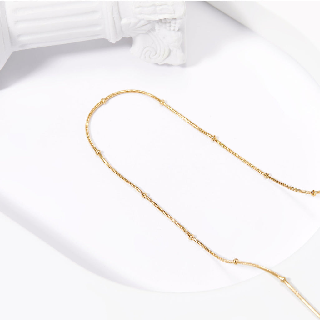 Beaded Satellite Chain Necklace